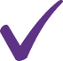 Illustration of purple tick