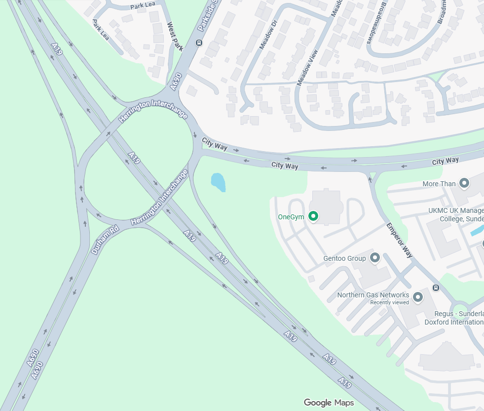northern gas networks contact us doxford park, sunderland maps